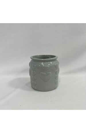 Vaso Cinza Amor M