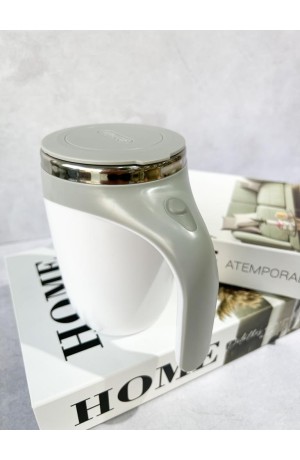 Copo Mixer com tampa Cinza 400ml