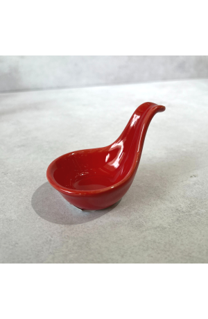 Mini Concha de Cerâmica Vermelha