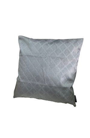 Capa de Almofada Cinza em Veludo