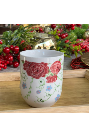 Copo Chinês para Chá de Porcelana 100ml - Mod.5