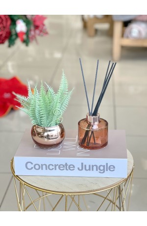 Frasco para  Difusor  Laranja  de Vidro