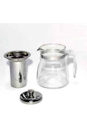 Chaleira de Vidro com Infusor de Inox 600ml