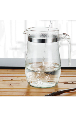 Chaleira de Vidro e Inox com  Infusor - 900ml