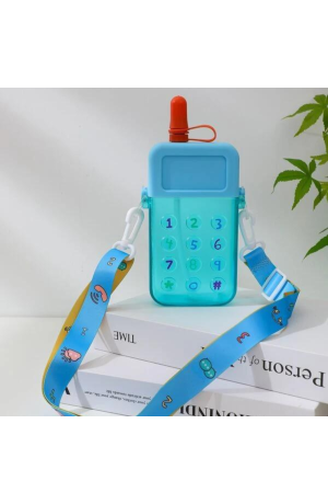 Garrafa Azul de Plástico 