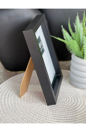 Porta Retrato Preto de Mdf 15x20