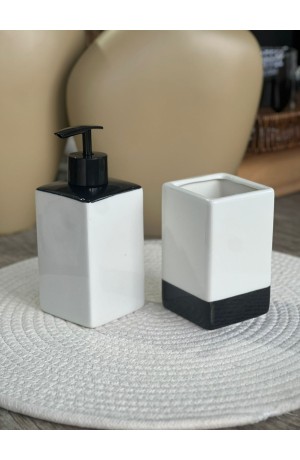 Kit de Banheiro com Preto 2 peças