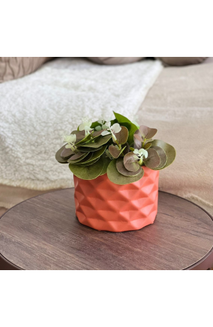 Cachepot Diamante Terracota G de Ceramica