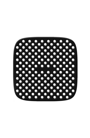 Tapete Preto de Silicone Para Air Fryer