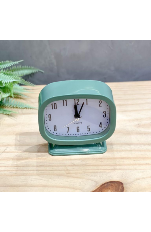 Relógio de Mesa Quadrado -  Verde