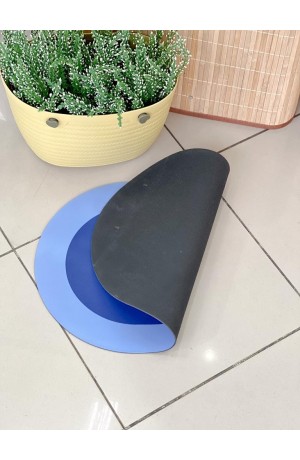 Tapete de Banheiro Super Absorvente e Antiderrapante  Oval 