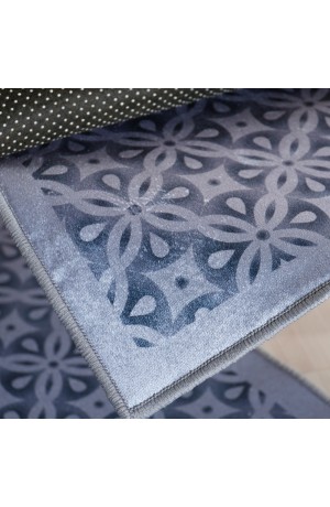  Kit Passadeira e Tapete de Cozinha 3 peças Velour Tiles