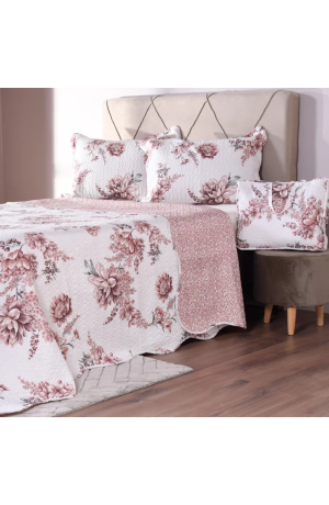Kit Cobre Leito Lady Casal 3 peças 2,10x2,30m - Aurora