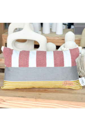 Capa de Almofada Bordada Retangular - 30cm X 50cm Mod 3