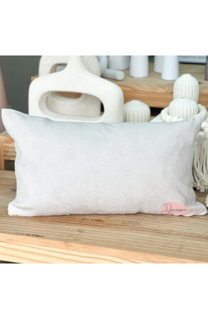 Capa de Almofada Retangular - 30cm X 50cm Bege