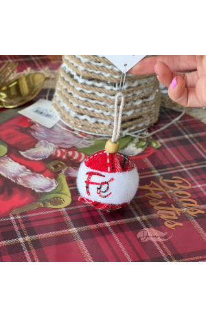 Bola de Natal Xadrez 