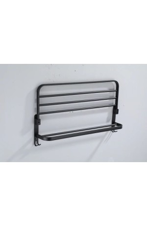 Suporte de Inox para Toalha - Preto