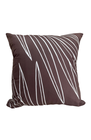 Capa de Almofada Marrom Folhagem Mod - 6 / 42cm X 42cm
