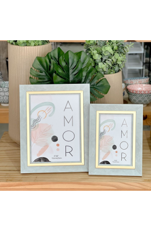 Porta Retrato Cinza Claro 