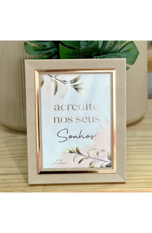 Porta Retrato Marrom 