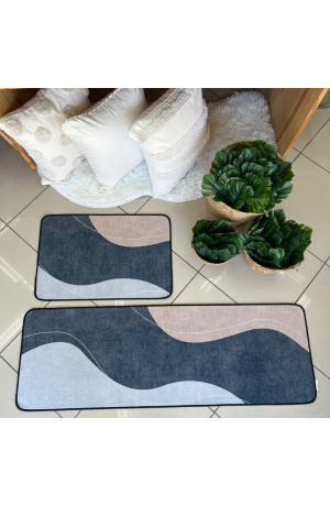 Kit Passadeira / Tapete de Cozinha 2 Peças - Mod.1