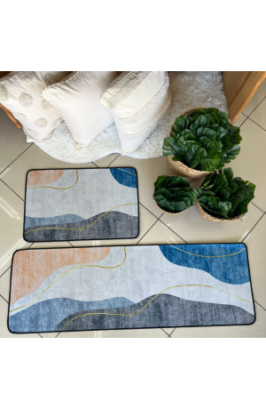 Kit Passadeira / Tapete de Cozinha 2 Peças Mod.2