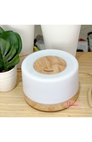 Difusor de Aromas Ultrassônico Bivolt  c/ Controle - Redondo 500ml