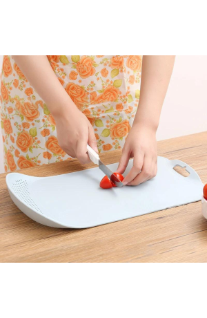 Tabua c/ Escorrerdor 2 em 1 de Plástico - Branca 38cm X 24cm