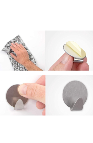 Gancho Multiuso de Metal Redondo