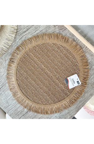 Jogo Americano Palha Marrom - 37cm