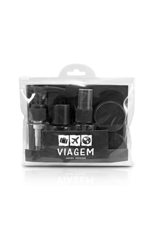 Kit Viagem c/ 8 Peças - Preto