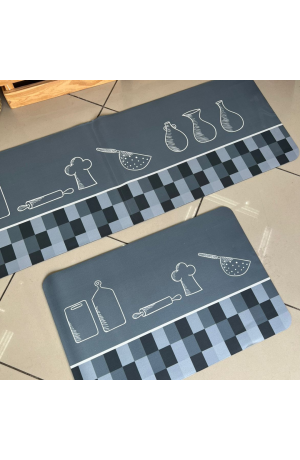 Kit Passadeira / Tapete de Cozinha 2 Peças  