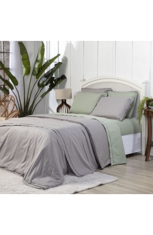 Lençol Avulso 200 Fios Colorlife Queen Cinza