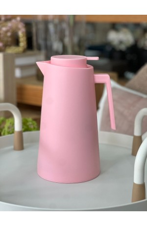 Garrafa Térmica de Plástico Rosa - 1L