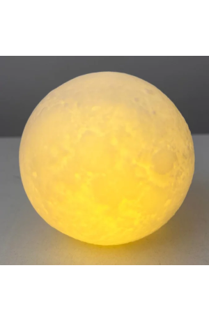 Luminaria Luz da Lua Decorativa de Plástico - 8cm