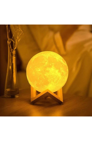 Luminaria Luz da Lua Decorativa de Plástico - 10cm