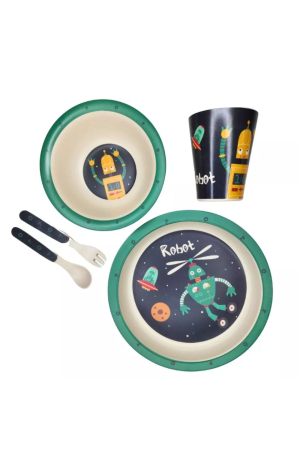 Kit Refeição Infantil - Robô Mod 3