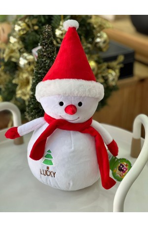 Pelúcia Boneco de Neve Lucky