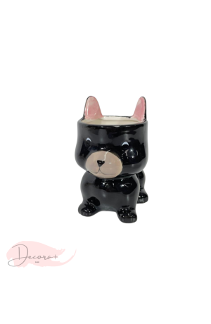 Enfeite Preto Decorativo Cachorro