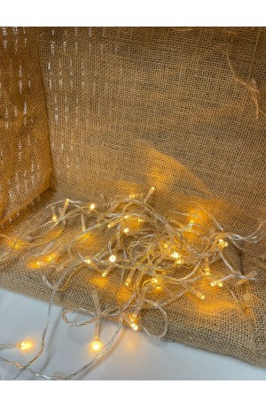 Pisca Pisca de Natal Branco Quente