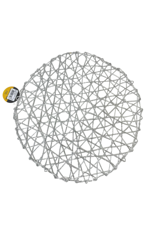 Jogo Americano Redondo Prata traçado