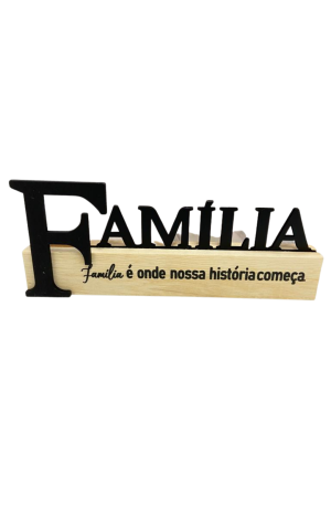 Enfeiet Familia com Base MDF 