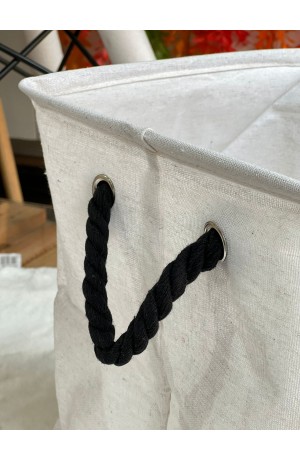 Cesto Multiuso Dobravel Quadrado Com Alça sem Tampa - Pratique Pequenos Hábitos,Conquiste Grandes Sonhos