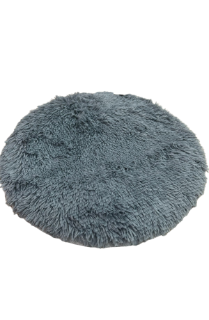 Tapete Azul Redondo 60cm - Pelinho Longo