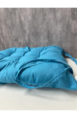 Almofada para Assento Azul Claro de Poliester 37x37cm