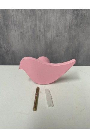 Gancho Rosa Multiuso de Madeira 