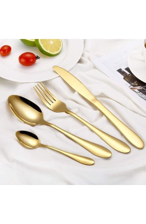 Faqueiro 24 Peças Gold